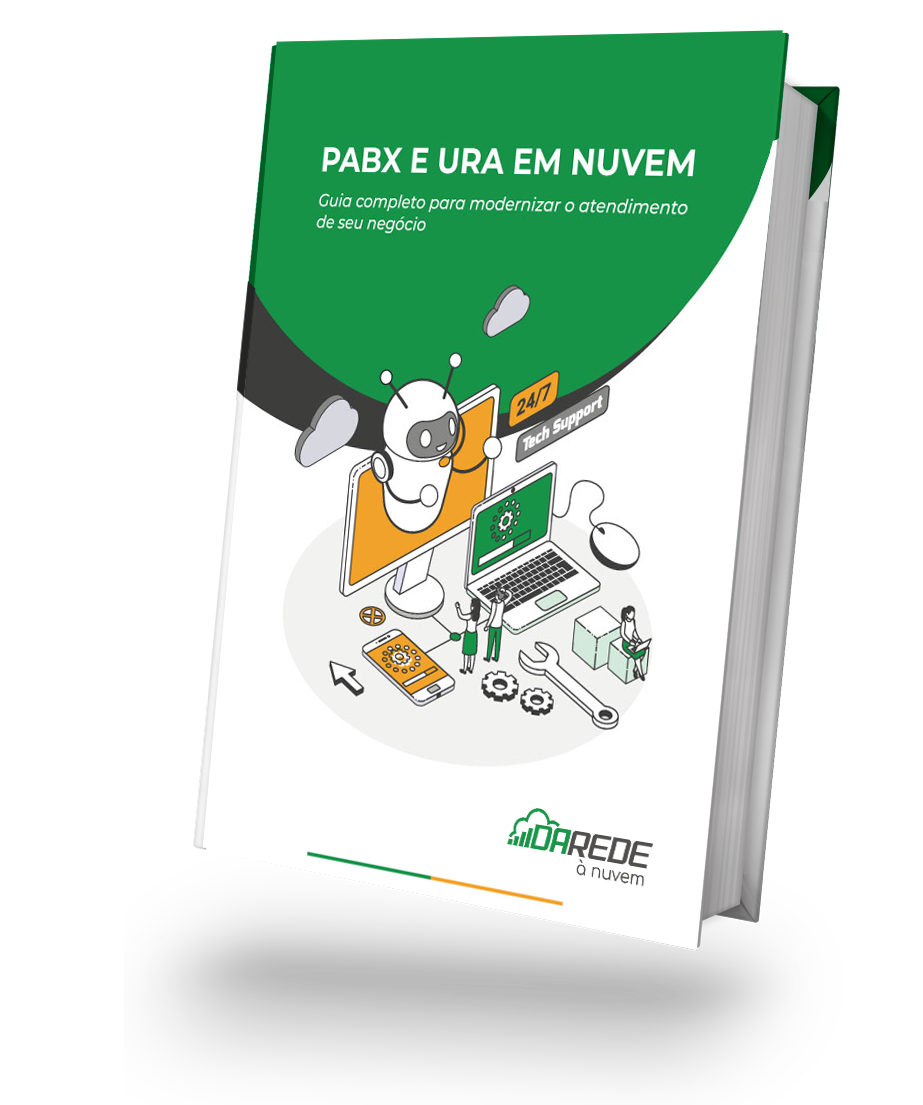 imagem da capa do E-book PABX e URA em Nuvem.